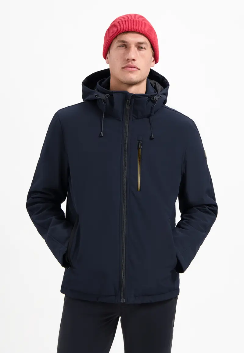 Softshell jacket met afritsbare capuchon | Night