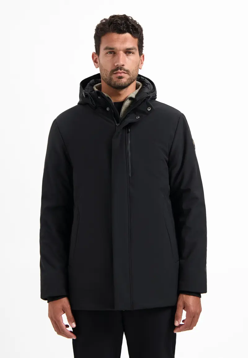 Softshell parka | Black
