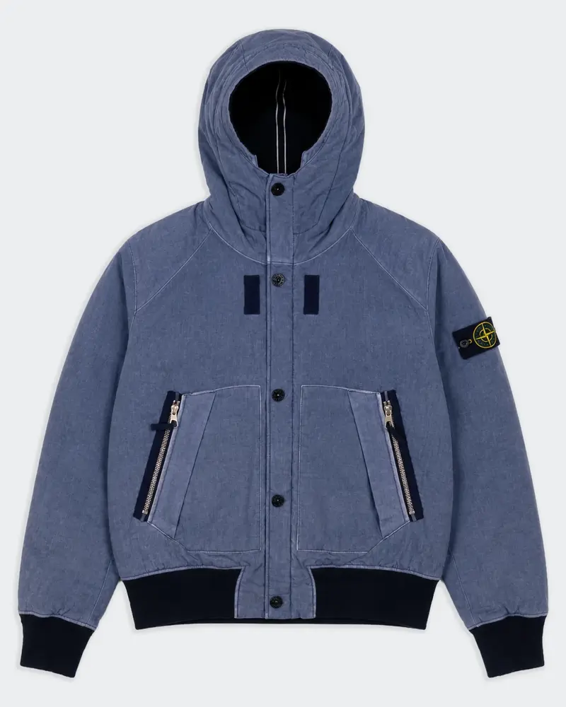 Stone Island Blue Bomber Jacket - S