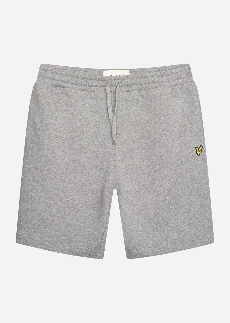 Sweat short - mid grey marl