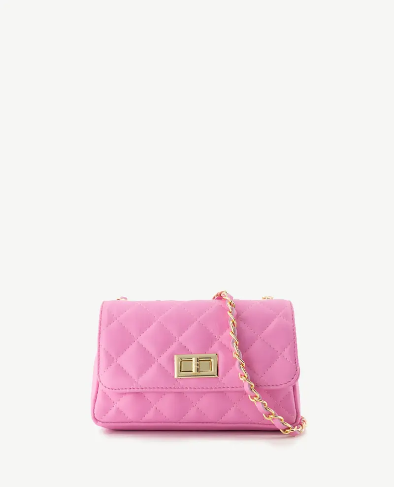 Tas - Audrey - Leer - Pink