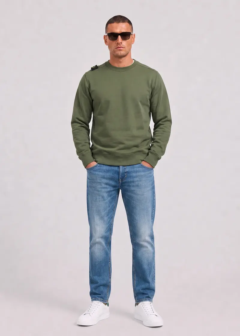 Training crew sweatshirt - bronze green