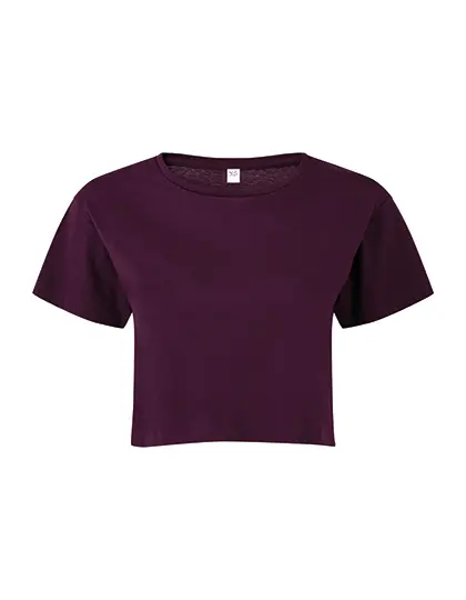 TriDri - Dames Crop Top - Mulberry