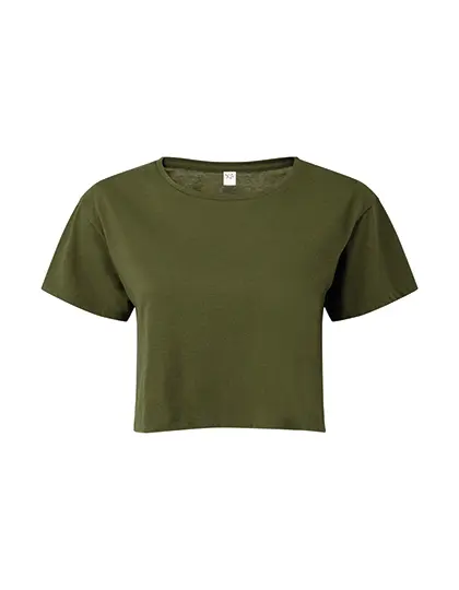 TriDri - Dames Crop Top - Olive