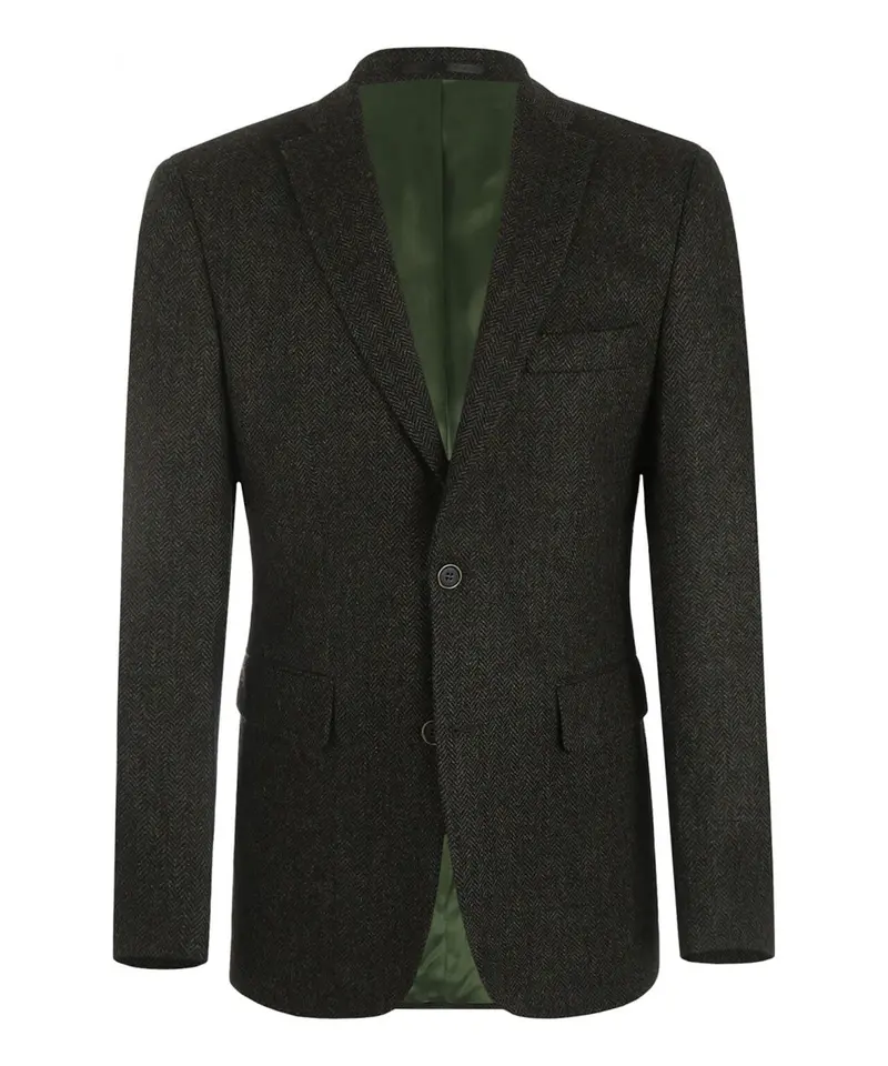Tweed Colbert | Donker Groen