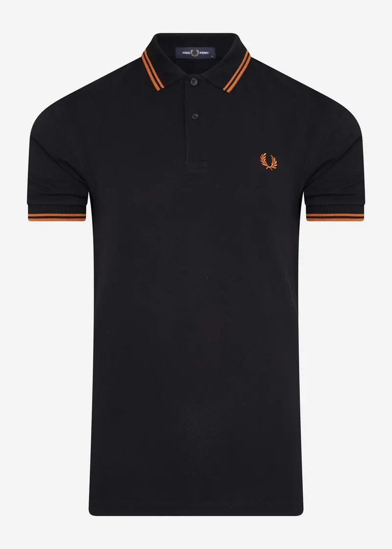 Twin tipped polo - black rust